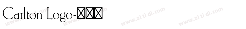 Carlton Logo字体转换
